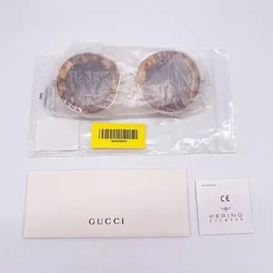 Gucci | Accessories | New Gucci Brown New Gg13s 010 Round  display picture 1